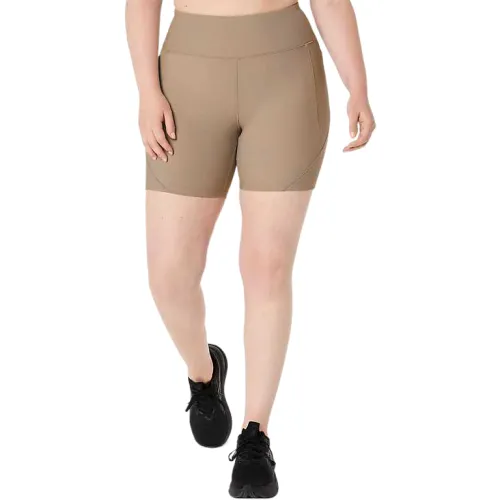 ASICS Sports Shorts Women's Brown Moderate