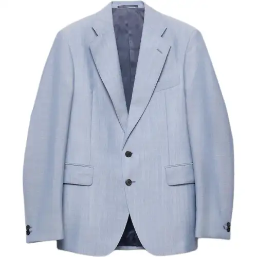 Prada notch-lapel linen blazer