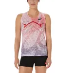 ASICS Sleeveless Sports Shirts Women's Pink Racerback