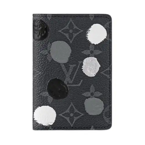 LOUIS VUITTON X Yayoi Kusama Pocket Organizer Monogram Eclipse Black/Silver