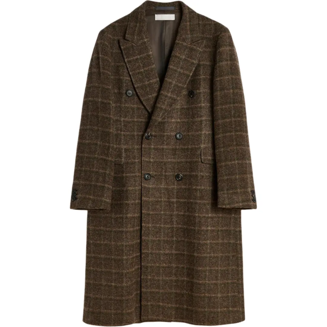 Our Legacy Check Double-Breasted Coat