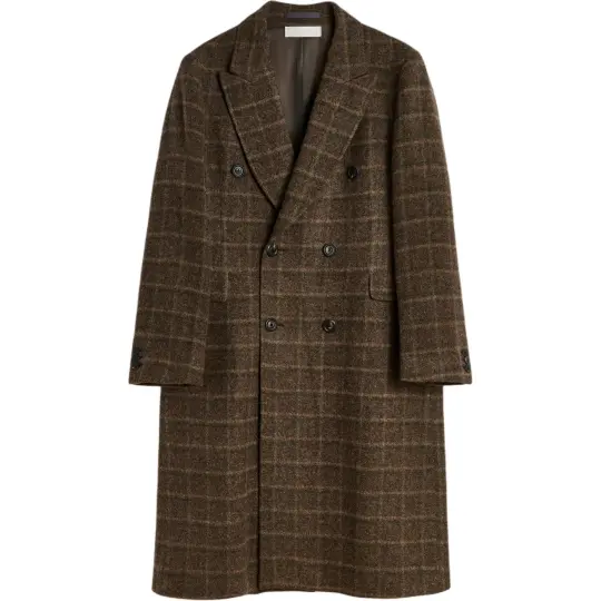 Our Legacy Check Double-Breasted Coat