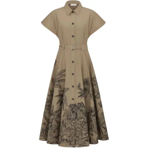 DIOR Dioriviera Short Sleeved Dress Women's