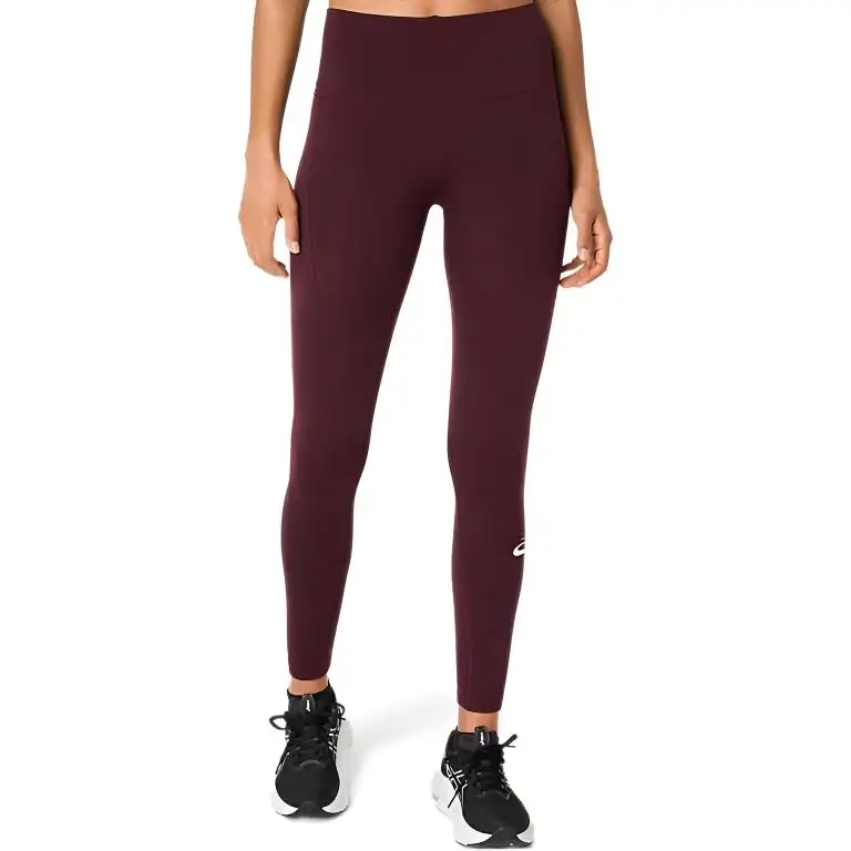 ASICS ROAD Yoga Pants Women's Red Moderate