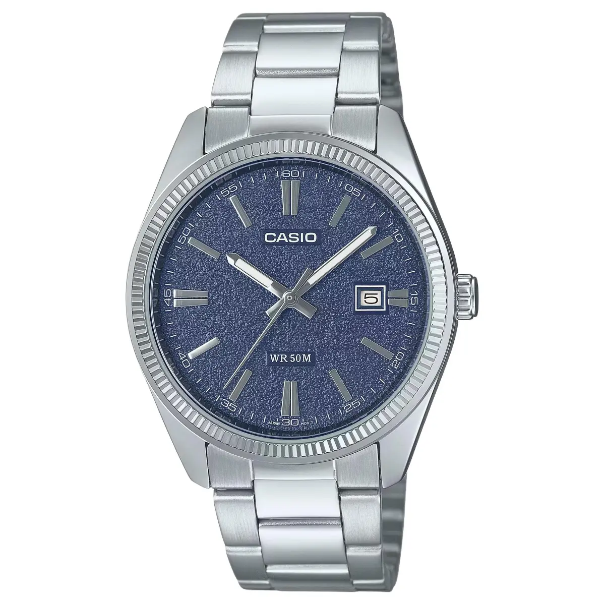 CASIO G SHOCK Quartz Movement Stainless Steel Strap Watch Unisex Blue Dial