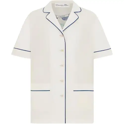 DIOR Shirts Women's White Lapel Moderate Other