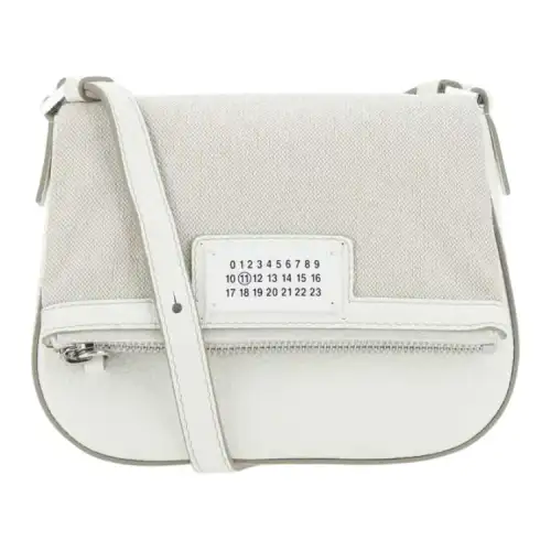 Maison Margiela 5AC Calfskin Shoulder Bag, Crossbody Bag Mini Women's White