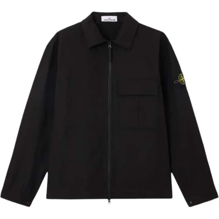 STONE ISLAND Compass Patch Zipped Jacket