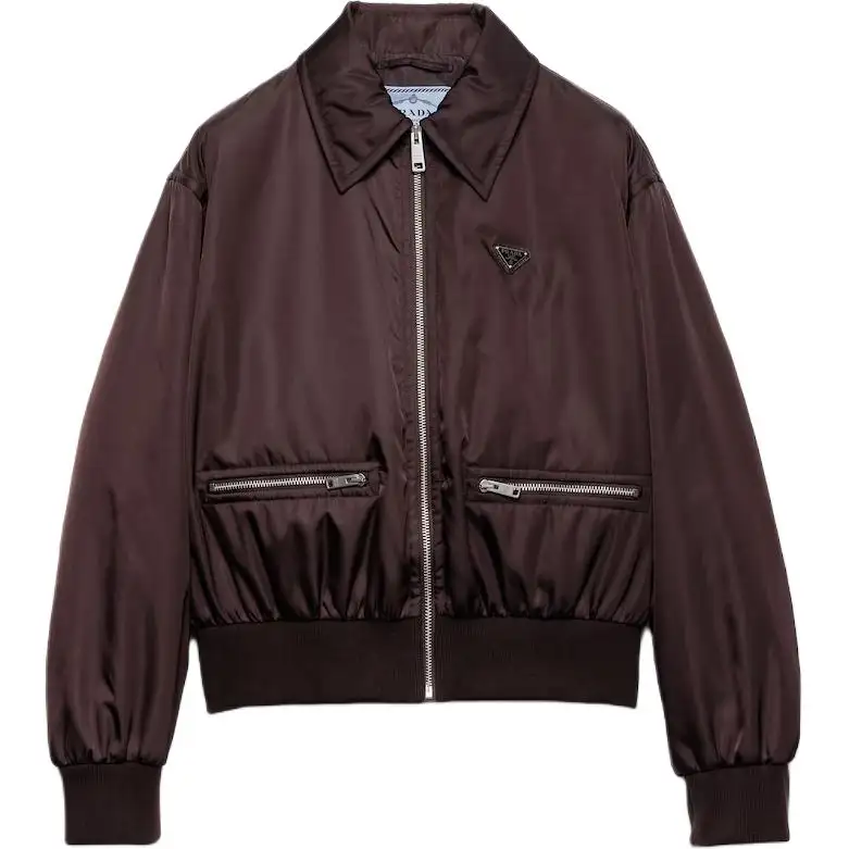Prada Re-Nylon triangle-logo jacket