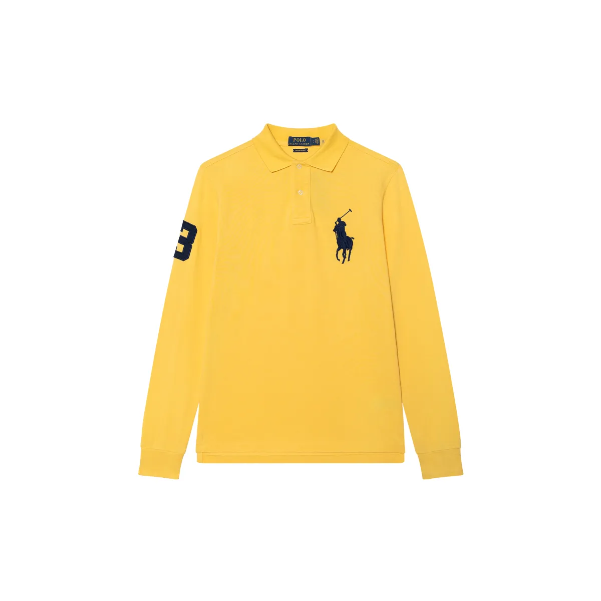 Polo Ralph Lauren Polo Shirt Custom Slim Fit Men's Yellow