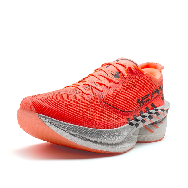 XTEP Low top Carbon Plate Marathon Training Race Running Shoes Women’s Super Orange Black