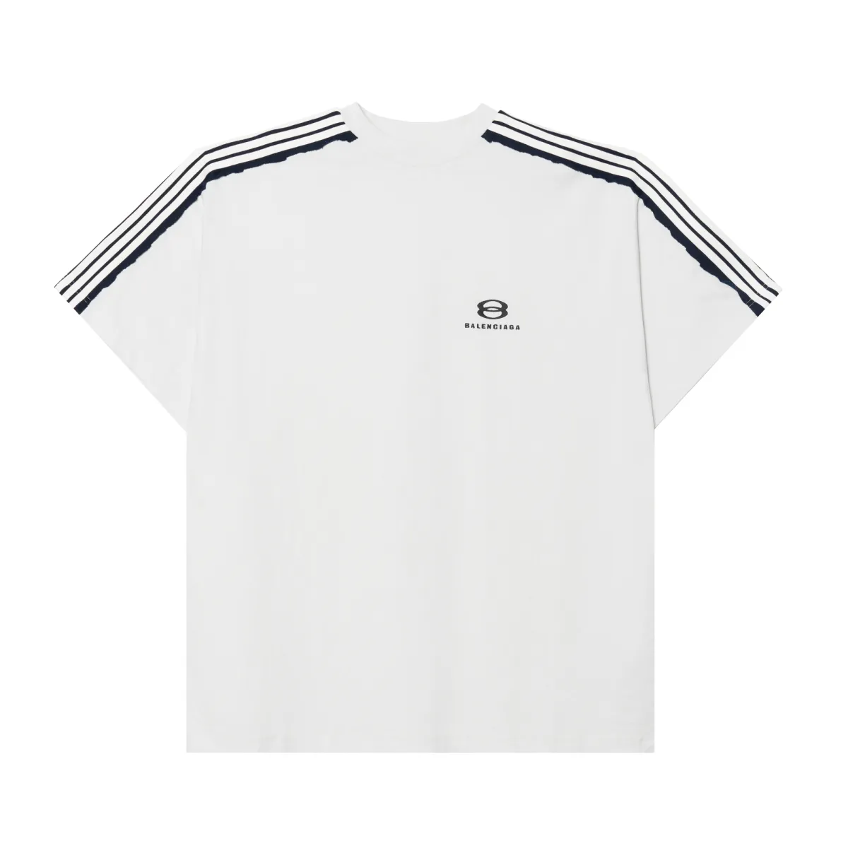 Balenciaga T Shirt Loose Fit Men's White