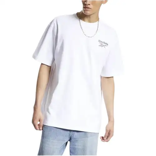 Reebok Cl Prf Ss Tee2 T Shirt Unisex White