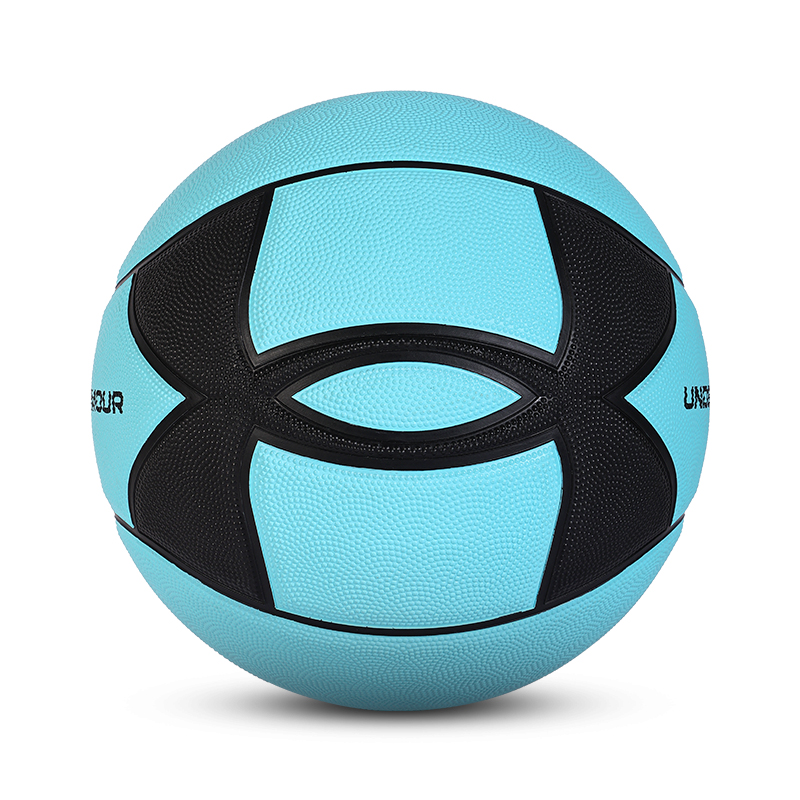 Under Armour Big Logo China Mainland Version Basketball Tiffany Blue/Black Size 7 Ball Street Training Competition