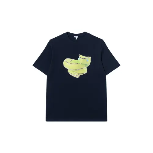 LOEWE SS25 T Shirt Men's Marine Blue