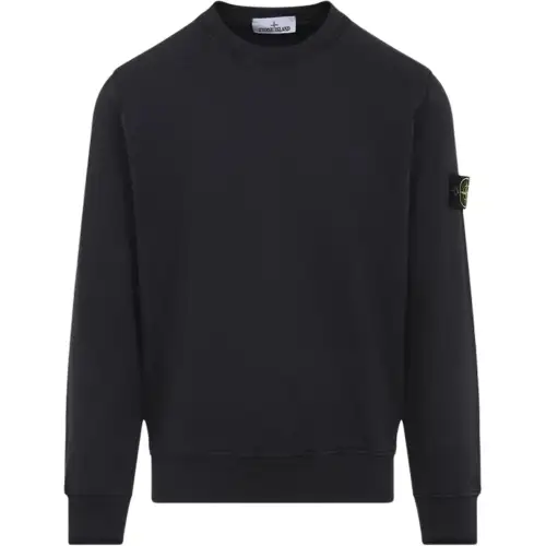 Stone Island Logo Patch Crewneck Sweatshirt