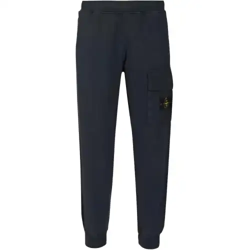 STONE ISLAND Logo Patch Tapered Leg Pants