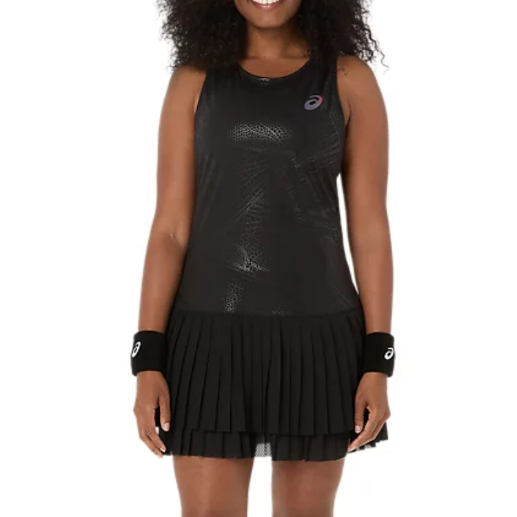 ASICS Tennis Tops Women’s Black Crew Neck Moderate