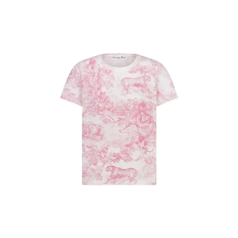 DIOR Dioriviera Regular T Shirt Women's Cherry Blossom Pink