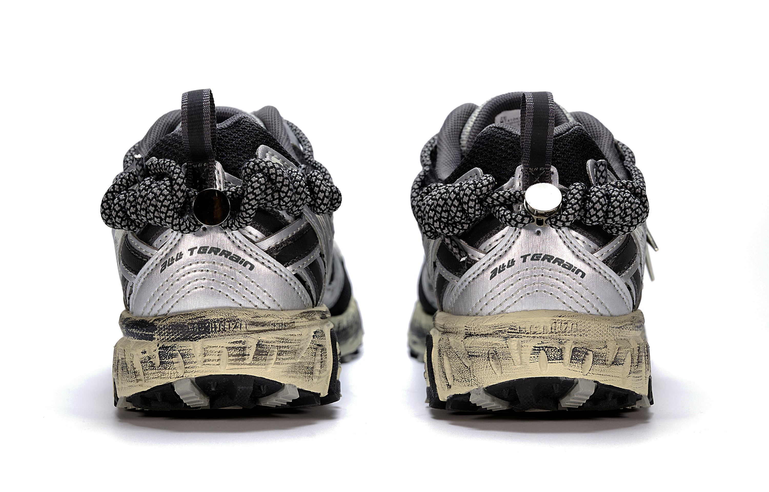 New Balance NB 410 V5 Synthetic Leather, Mesh Abrasion Resistant Breathable Low top Running Shoes Unisex Silver