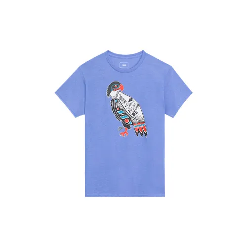 Vans T Shirts Men's Blue Crew Neck
