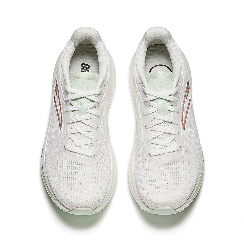 Anta Cushioning Breathable Low top Casual Running Shoes Women’s Papyrus White, Simple Blue