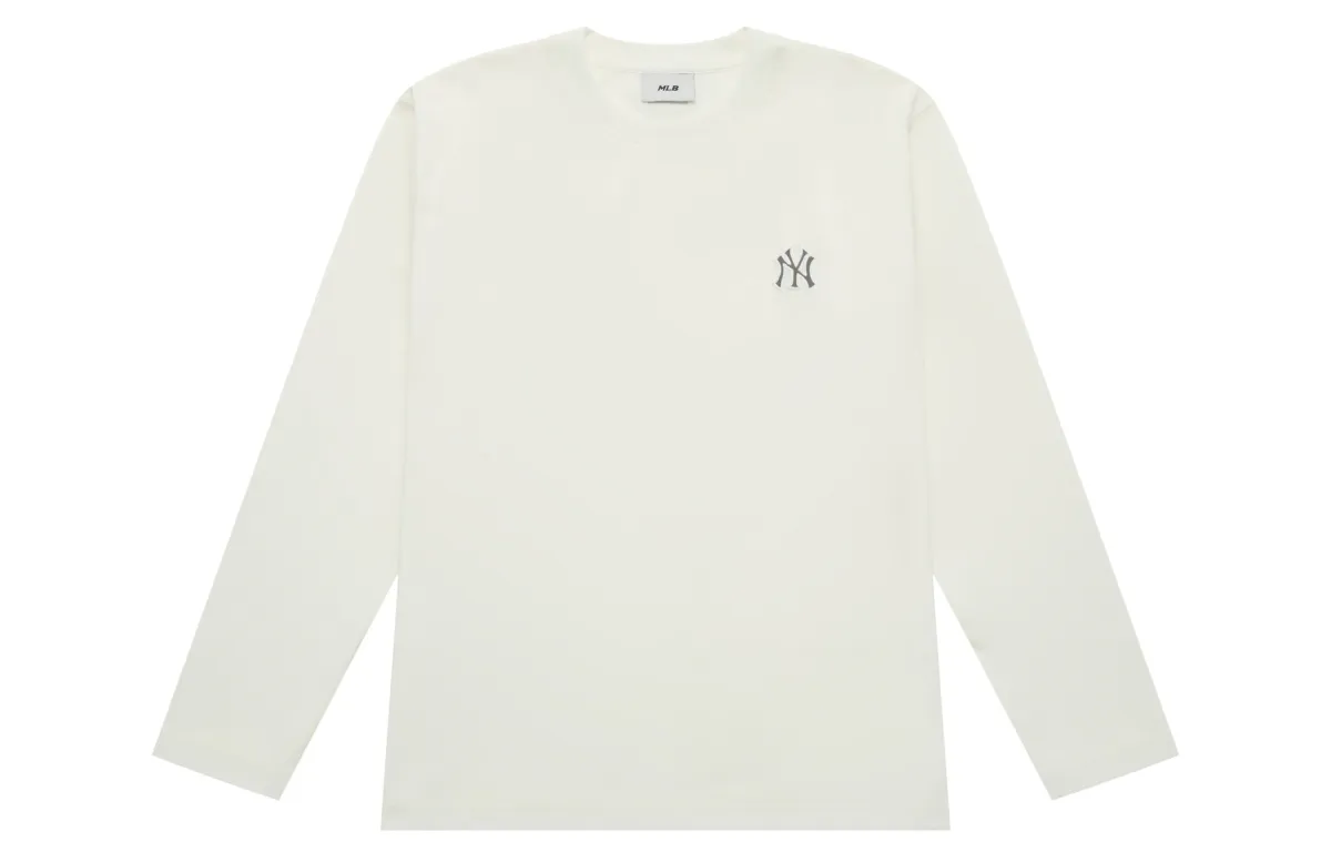 MLB New York Yankees Basic Collection 25FW Long Sleeved T Shirt Unisex Standard