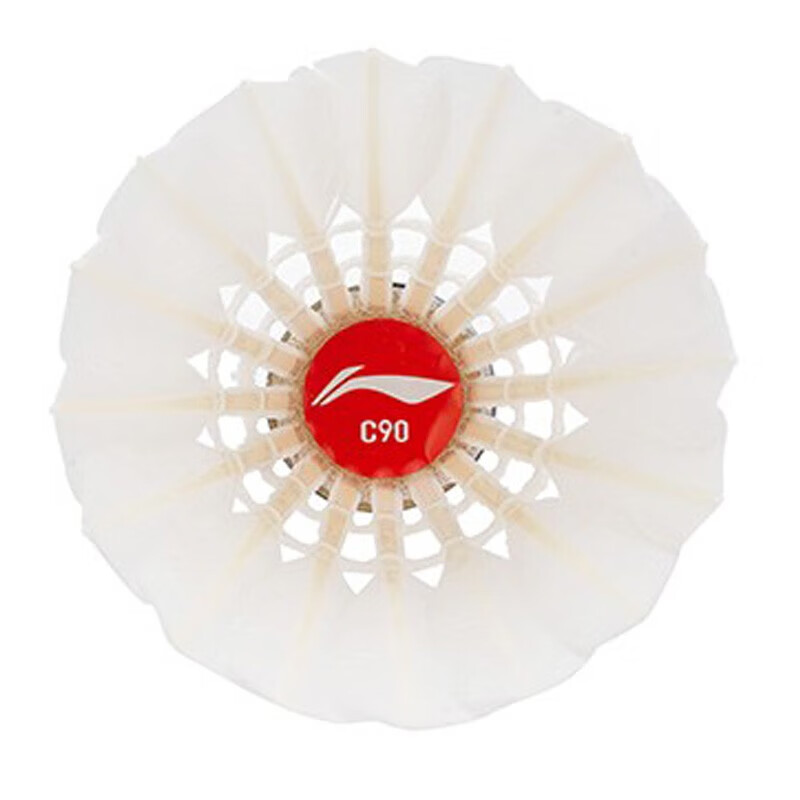Li Ning C90 Duck Feather Shuttlecock 12 Pack Duck Feather All Round Duck Feather Shuttlecocks