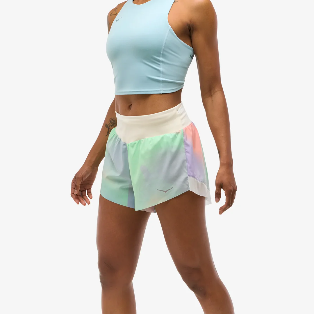HOKA ONE ONE Sports Shorts Women’s Bauhinia Print