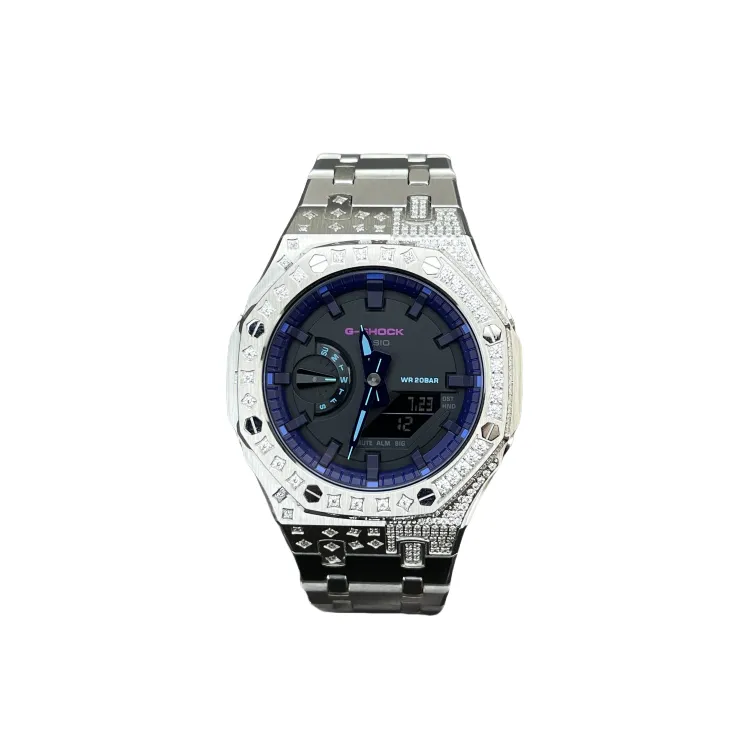 CASIO Custom Collection GA2100 Collection Quartz Movement Stainless Steel Watchband Watch