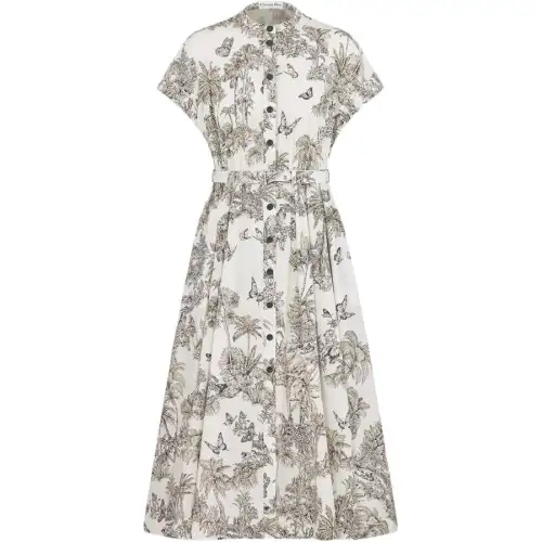 DIOR Short Sleeved Dress Women's