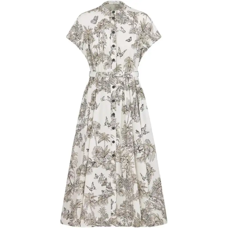 DIOR Short Sleeved Dress Women's