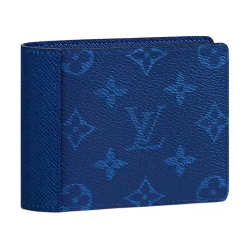 LOUIS VUITTON Multiple Wallet Monogram Pacific Taiga Blue