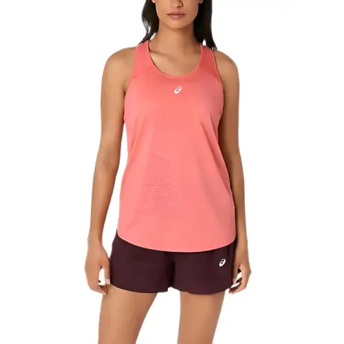 ASICS ROAD Sleeveless Sports Shirts Women's Pink Racerback
