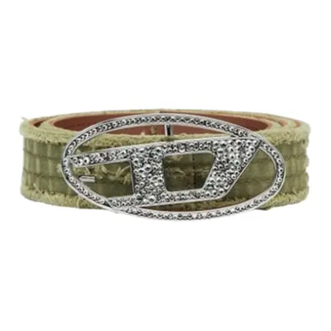DIESEL Fabric Belts Unisex Green 4.4cm
