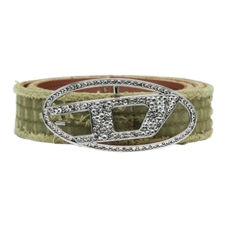 DIESEL Fabric Belts Unisex Green 4.4cm