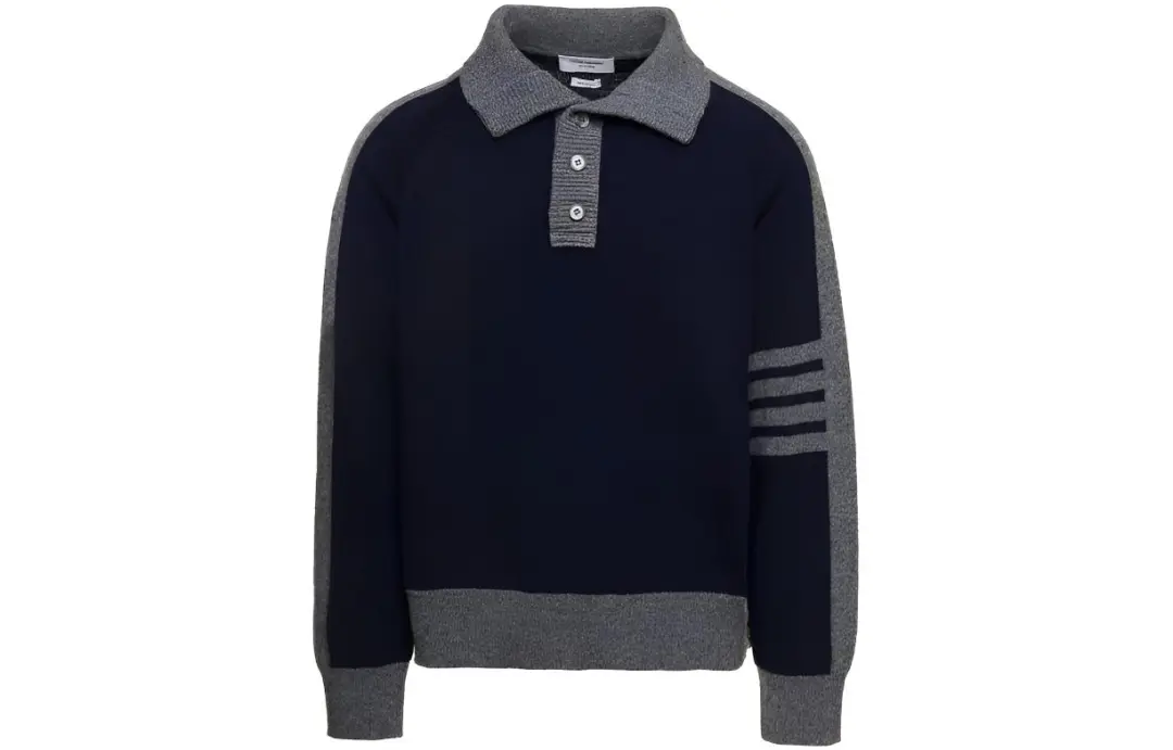 THOM BROWNE 4-Bar Wool Sweater