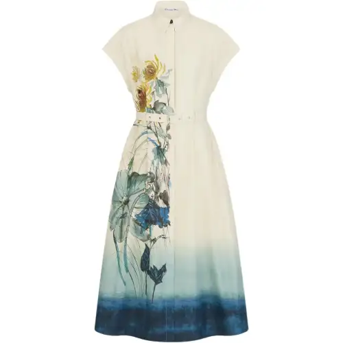 DIOR Short Sleeved Dress Women's