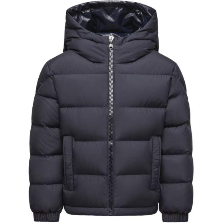 Детская куртка Moncler K29541A00101597YW778 (темно-синяя)
