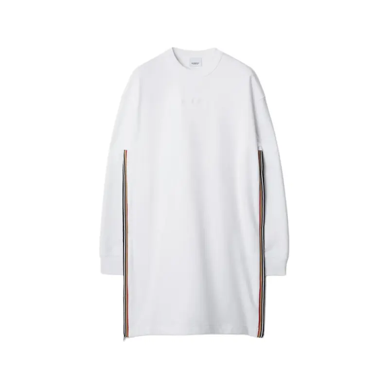 Burberry Long Sleeved Dress Women's White