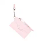 Balenciaga Neo Classic Grained Calfskin Card Holder Women's Pink