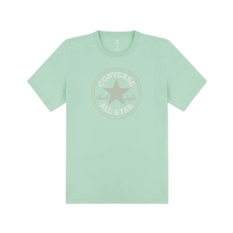Converse T-Shirts Unisex Green Crew Neck Moderate
