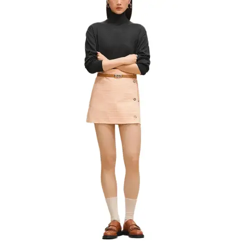 HERMES FW25 Casual Short Skirts Women's