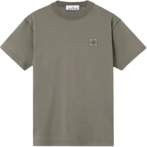 Stone Island Compass-patch cotton T-shirt