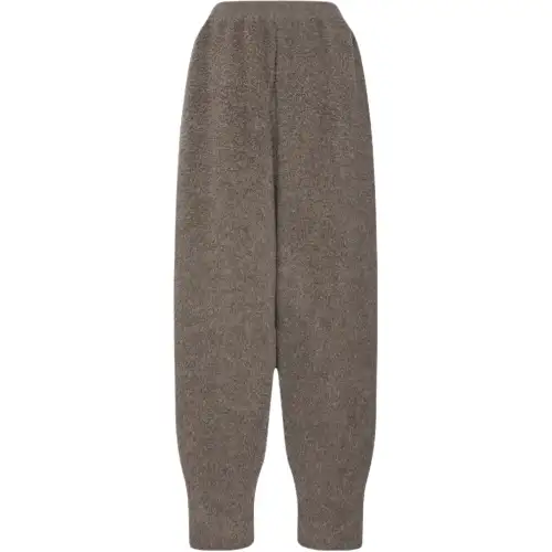 THE ROW Casual Pants Women's Brown Moderate Cuffed Pants