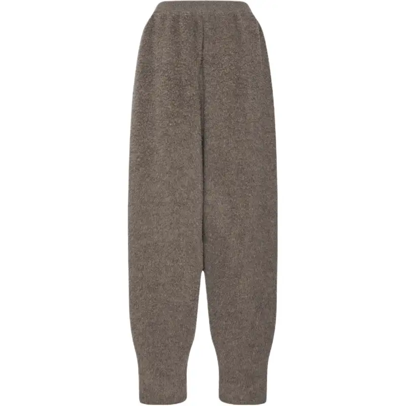 THE ROW Casual Pants Women's Brown Moderate Cuffed Pants
