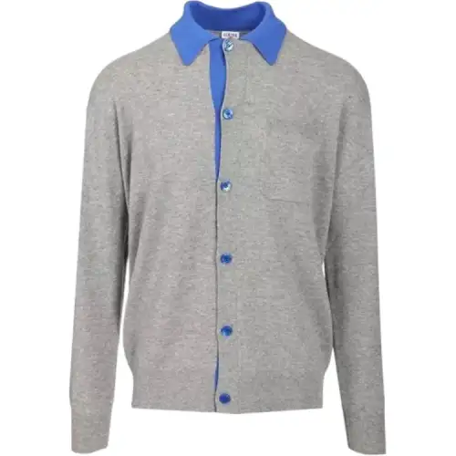 LOEWE Polo Collar Buttoned Cardigan