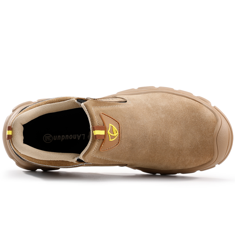 LANOUDUN Abrasion Resistant Impact Resistant Low top Outdoor Shoes Men’s Dark Brown