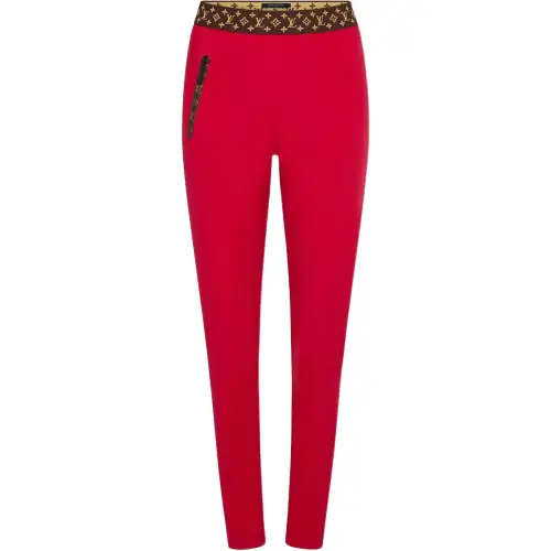 LOUIS VUITTON Casual Pants Women's Red