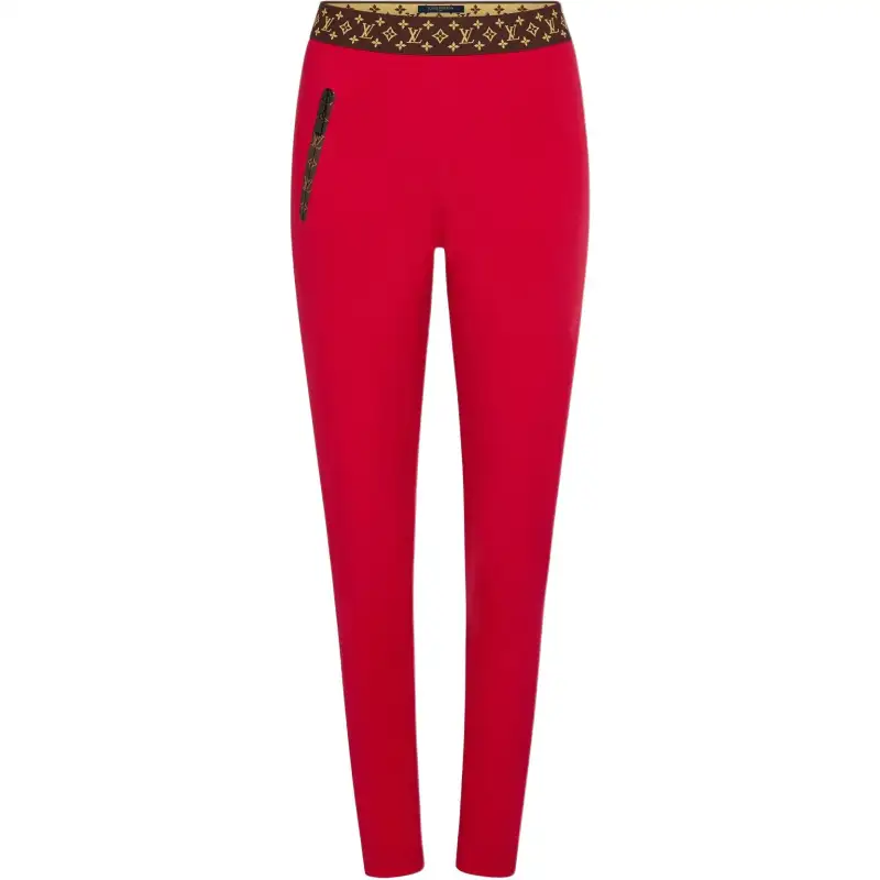 LOUIS VUITTON Casual Pants Women's Red